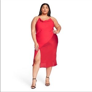 Cushnie for Target Red Halter Dress